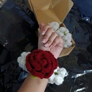 Crochet Rose Gajra