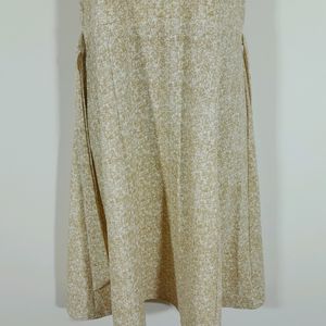 Beige Printed Dress (Women's)