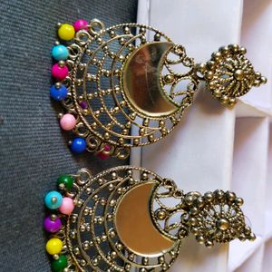 Mirror Work Earring