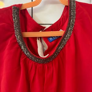 Beautiful Red Party Wear Dress