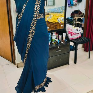 Gown Style Saree