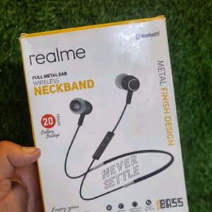 Bluetooth Neckband Realme (Clone)