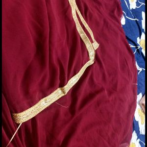 Brand New Maroon Anakali Suit With Dupatta