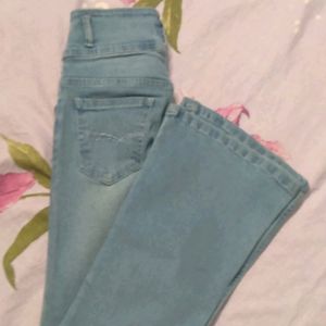 GIRL'S BELL BOTTOM DENIM...