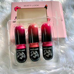 Mattlook Date Me Lipstick (Pack Of 3)