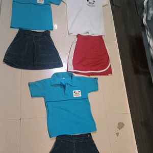 School And Sports Dress For 4-5 Year Old Girl