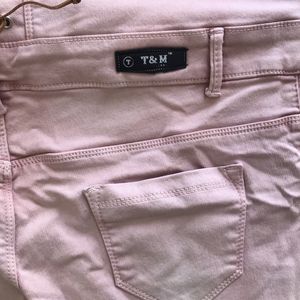 Women Peach Color Shorts