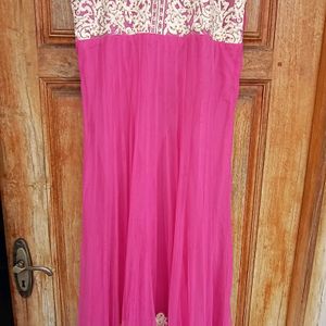 Long Festive Gown For Ladies With Inner