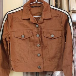 Brown Coloured Jacket For Women