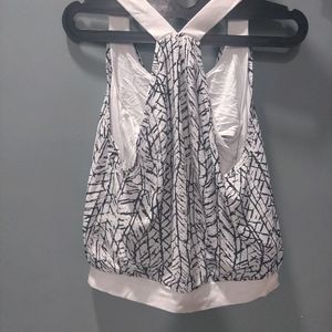 Black And White Impoted Top From Dubai