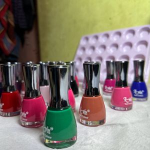 NAIL POLISH NUDE COLOR COMBO TREY 24PCS