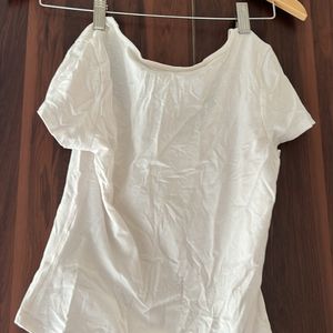 H&M Divided White Crop Top