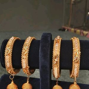 2pc Jhumka Bangles Available 2.4 2.6 2.8 2.10