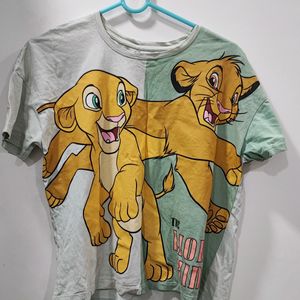 Green Dual Colour Lion King Tee