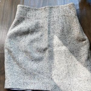 Woolen Mini Skirt