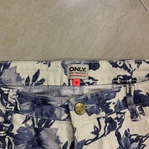 ONLY DENIM PRINTED SHORTS