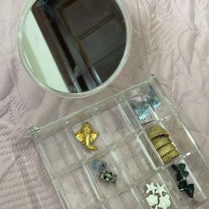 Storage Box With Mirror