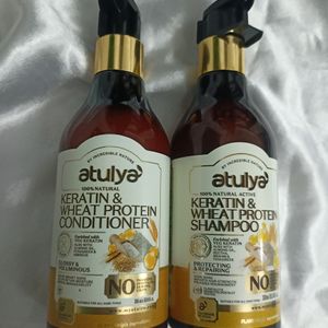 Keratin Wheat Protein Shampoo+ Conditioner