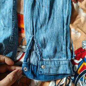 Vila Brand Denim Shirt