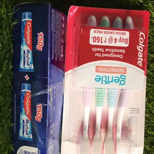 💥Colgate Maxfresh 150g×2 & Brush 4pc