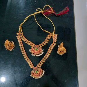 South Indian Bridal Matte Finish Jewelry