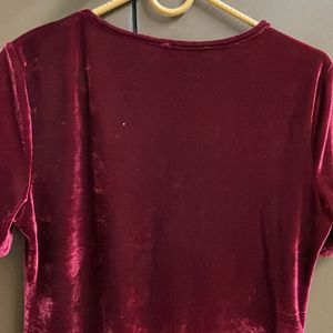 Velvet Party Wear Top