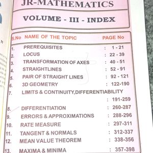 Mathematics JEE MAIN 1ST YEAR BOOK