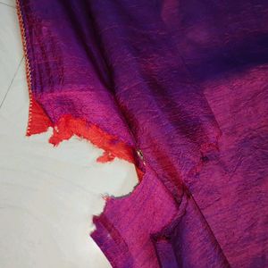 Pure Kanchi Pattu Saree 💜🧡