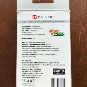 PORTRONICS MICRO CABLE KONNECT CORE DATA