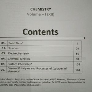 Biology And Chemistry Notes