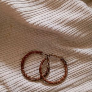 Golden Hoop Earrings