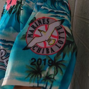 Marrines Chiba Lotte Unisex Beach Shirt 😍