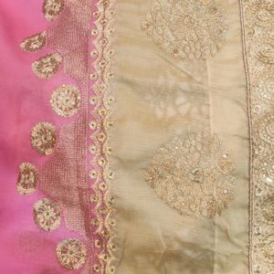 Light Pink Heavy Style Saree