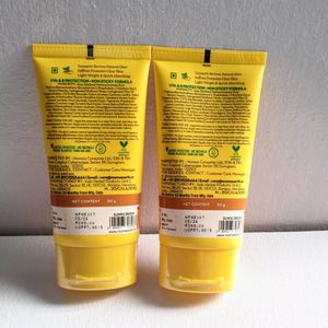 Mamaearth Ubtan Detan Sunscreen Combo