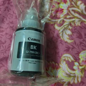 Printer Ink Black Colored