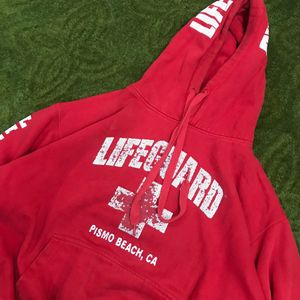 Vintage Red Hoodie