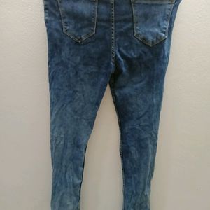 Denim Ripped Jeans For Women