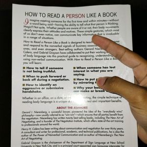 How To Read A Person Like Book