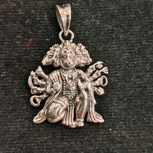 925 Silver Sterling Hanumanji Pendant