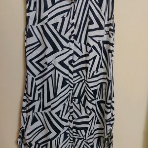 Soft Black And White Kurta