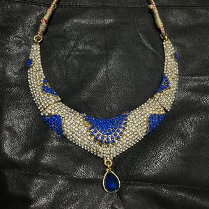 Blue Diamond Necklace