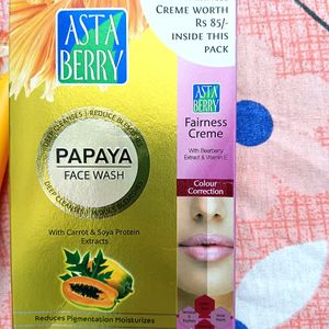 Combo Set Papaya Face Wash N Fairness Cream