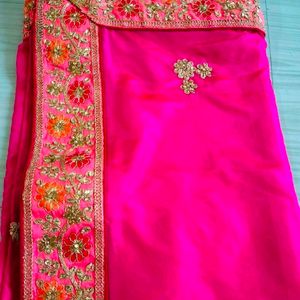 Brand New Kundan work Semi Stitched L Lahenga Chol