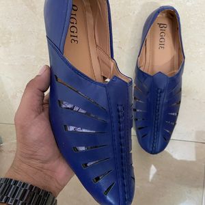 Royal Blue Nagra Shoes