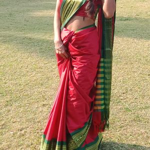 Saree With steached Blouse