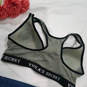 Branded Paded Sports Bra