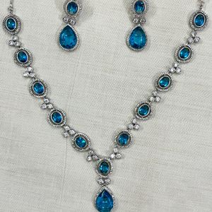 Necklace Set aqua colour