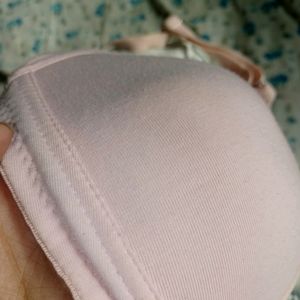 Pink Cotton Padded Bra