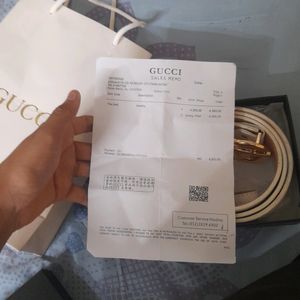 GUCCI BELT FULL PACAKAGING WITH BILL AND BRANDBOX