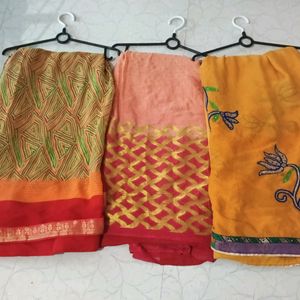 Saree 3 For Combo